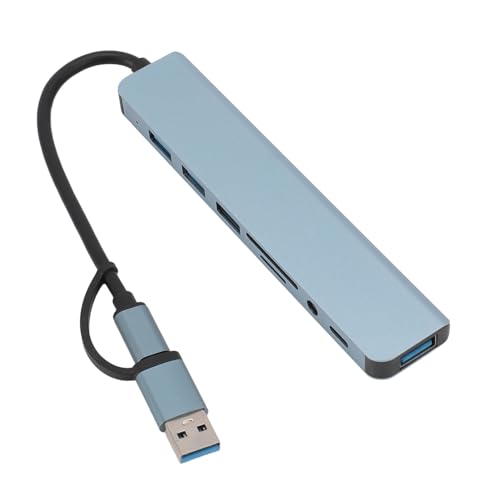 Hub USB C 8 en 1 10 Gbit/s multi-port pour PC portable et tablette