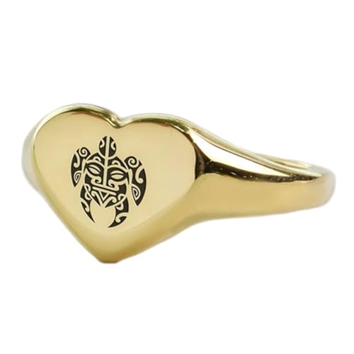 Bague tortue en cœur argent et or : le bijou cadeau idéal au style vintage unique