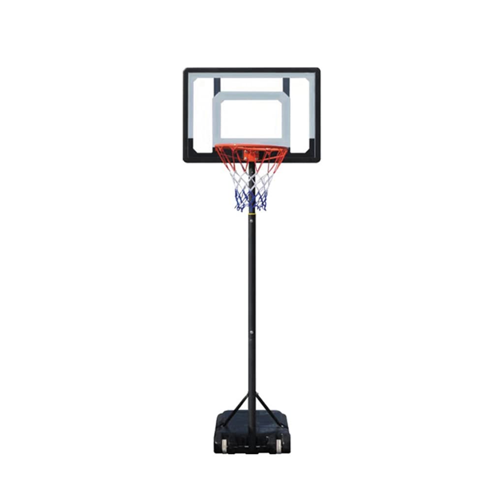 Canasta de Baloncesto Sistema de Baloncesto Portátil 5.1-6.9ft Altura Ajustable Soporte de Canastas con Ruedas para Jóvenes Adultos Patio Interior Exterior