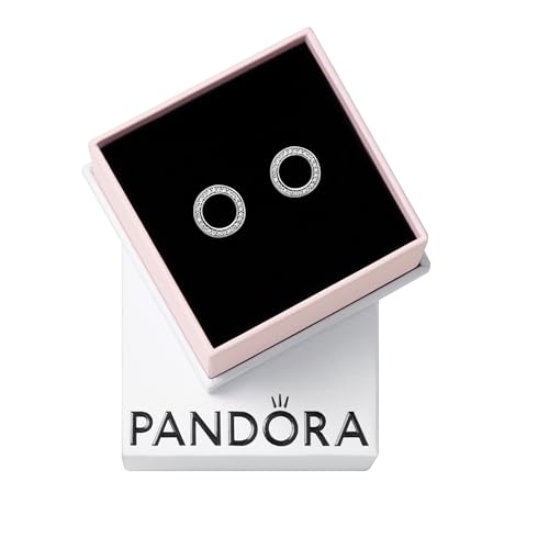 PANDORA Forever Stud Earrings - Great Gift for Her - Stunning Women's Earrings - Gift for Her - Sterling Silver & Cubic Zirconia - With Gift Box - Main Image