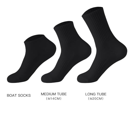 Mens Crew Socks Cotton Cushioned Moisture Wicking Sport Socks Breathable Training Athletic Socks 5 Pairs2
