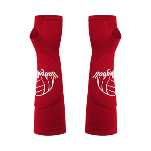 YiQinzcxg Protège-bras léger et respirant en polyester pour volleyball - Protection antidérapante pour la prévention des blessures - Protection pour le volleyball - Pour adultes et adolescents