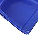 CHICIRIS Heavy Duty Dustpan, Large Capacity Plastic Drying Dust Pan with Double Handle, for Crop Harvesting Industrial Sand Handling Rubbish Removal (Blue)