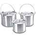AceCamp® Camping Pot for Gas Stove Made of Aluminium with Handle and Lid [12L] - Camping Pots for Gas Cookers, Grills and Fire - Camping Pot Set Camping Pot - Camping Cooking Pot Set Camping