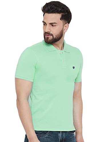 Image of Men's Casual Cotton Polo Tshirt (N1002-AIRFORCE mp)