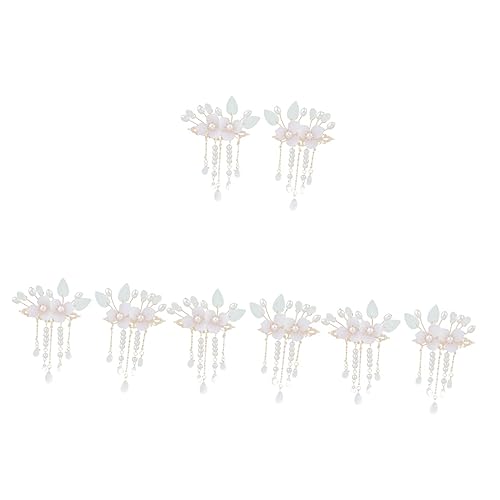 Barrettes fleurs chinoises à franges pour un mariage traditionnel élégant