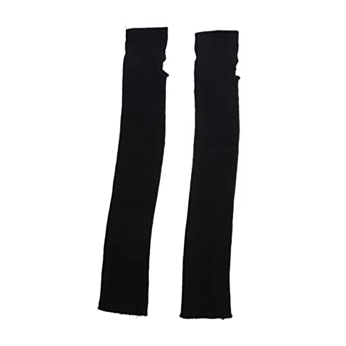 FOMIYES 1Par Antebrazo Protector Calentador Para Actividades Aire y Conducción Color Negro