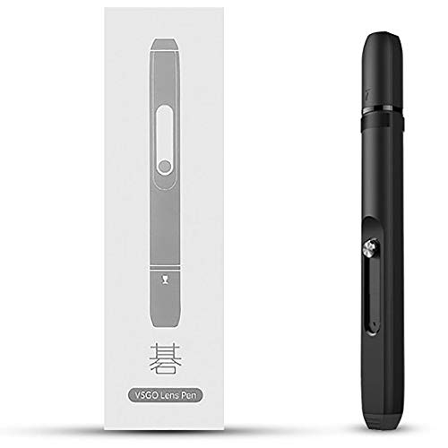 Indovis Lpiz de limpieza para polvo y Lenspen con cepillo de cerdas suaves para la limpieza suave de objetivos, filtros, telfono mvil, etc.  V-P01E
