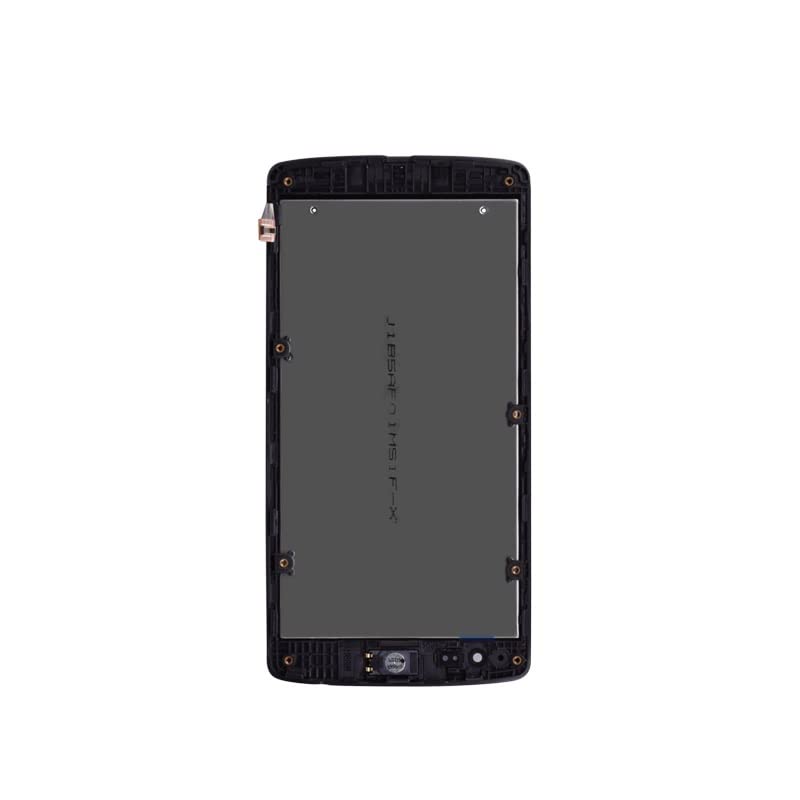 CrUzex LCD Screen Original Compatible with LG Leon H340 H320 H324 H340N H326 MS345 C50 LCD Display Touch Screen Digitizer Assembly with Frame