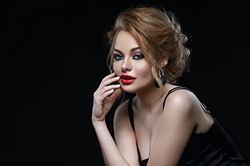 IDB Natural Gemstone Colorful Unity Dangling Earrings - Perfect for Complete and Eternal Love - Approx 2 inchDiameter2