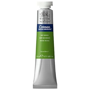 Winsor & Newton Cotman 21ml Water Colour Tube - Sap Green