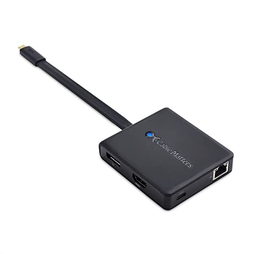 Base de viaje USB-C multipuerto con carga de 60W y triple salida de video