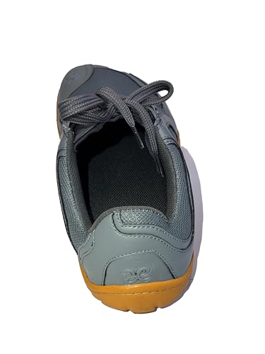 Image of Unisex-Adult Riser Barefoot Hiking and Cross Training Shoe Grey Size 8 Wide Toe Box Zero Drop Sole, 8 UK (XX-Wide)