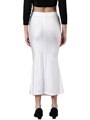 TWIN BIRDS Saree Shaper Shapewear for Women | Silky Soft Stretch Nylon Elastane Shimmer Fabric, Mermaid Silhouette with Wide Waistband, Comfortable Undergarment for Saree