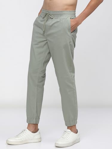 Image of Highlander Men's Cargo Jogger Trousers | Perfect for Casual Outings,Travel & Work Wear with Utility Pockets