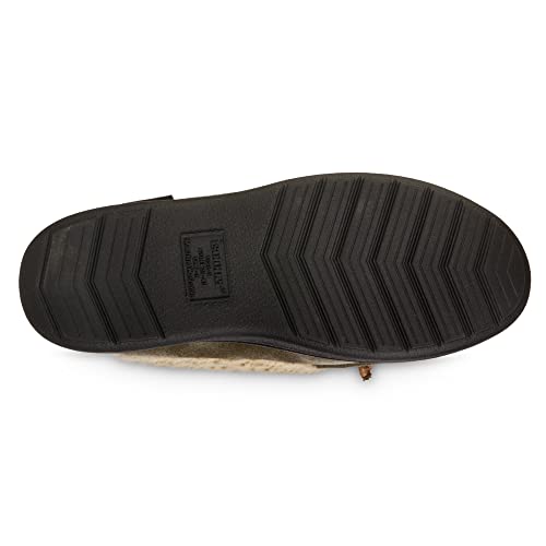 Image of isotoner Men's Indoor /Outdoor Slip-on Vincent Microsuede Moccasin Slippers With Memory Foam Comfort