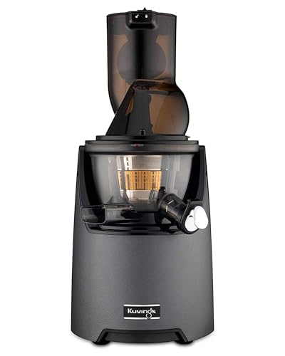 Comparison: Kuvings Cold Press Juicer 10 Kuvings EVO820GMS Whole Slow Juicer - Cold Press Juicer with a 5th Gen O-shaped Flip Gate and a 3.2 inch (82 mm) Food Chute - Juice, Smoothie, Ice Cream and Sorbet Maker - Leather Finish - Gun Metal