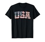USA US Flag Patriotic 4th of July America T-Shirt