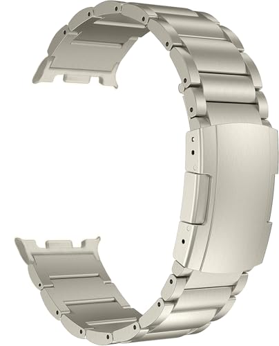 Bracelet en titane Samsung Galaxy Watch 8 connecteur métallique sans interstice
