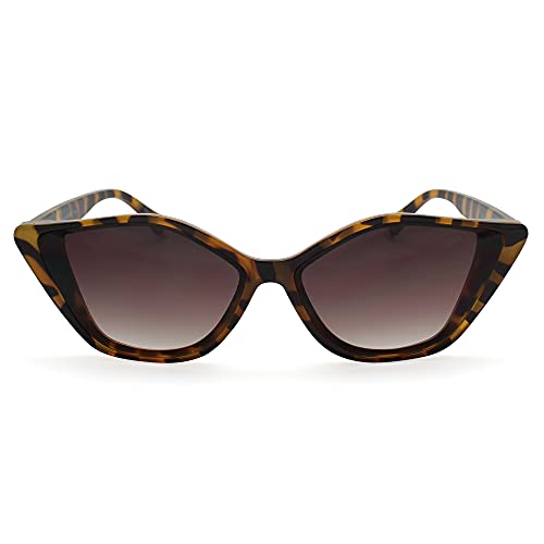 2SeeLife Butterfly Cat Eye Fashion Sunglasses Tortoise