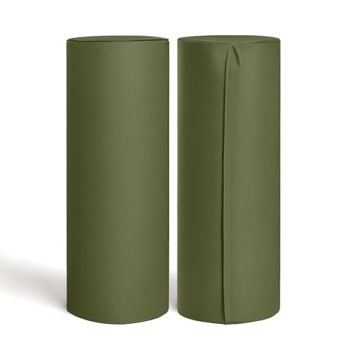 ProductPro 2 x 47kg Gas Bottle Covers Waterproof H130 x W37.5cm (Green)