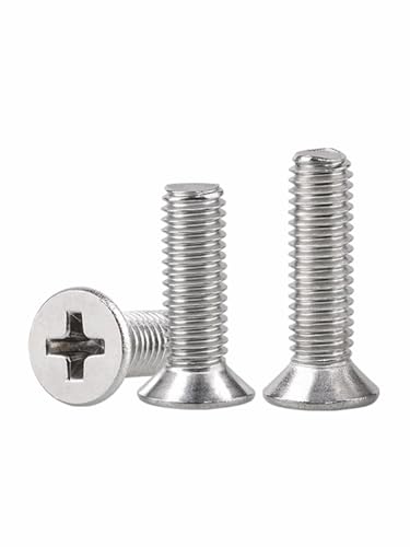 Tornillo para madera autorroscante M3x35mm cabeza plana Phillips 100 pcs miniatura 2