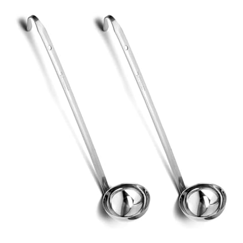 Pleafind 2 Piece Stainless Steel Ladle Set Cover