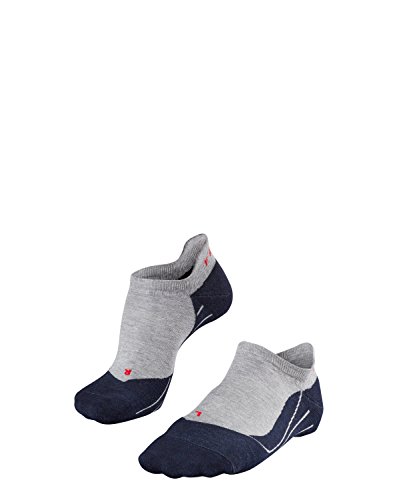 Falke RU4 Running No Show Calcetines para hombre, Hombre, Calcetines, 16707, gris, 39-41 (UK 5.5-7.5 Ι US 6.5-8.5)