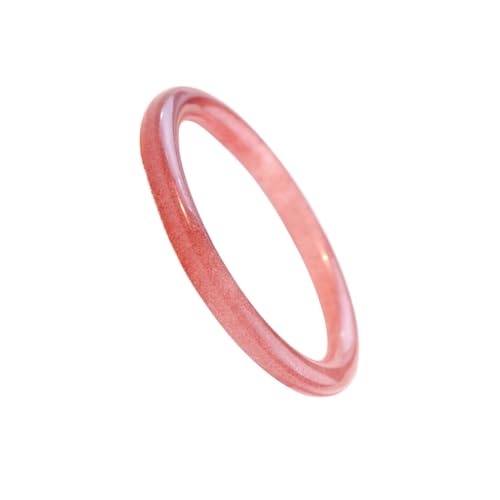 Bracelet porte-bonheur en cristal de fraise idée cadeau