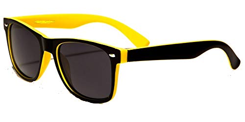 Polarized 80's Retro Classic Trendy Stylish Matte Sunglasses for Men Women With Microfiber Soft Case