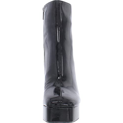 Steve Madden Womens Luisina Patent Square Toe Mid-Calf Boots2