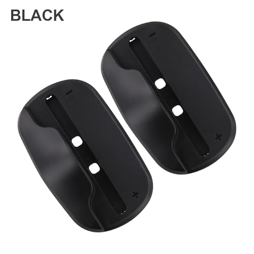 Gettimore Mini base de mouse para Switch 2 Joy-Con, agarre portátil para juegos con diseño antideslizante, compatible con controladores izquierdo y derecho, negro/naranja + azul negro