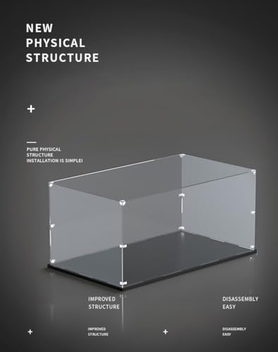 3MM Acrylic Display Case for Lego 77092 Great The Legend of Zelda Deku Tree 2-in-1 Building Set,Dustproof Clear Display Case Compatible with Lego 77092(Not Include The Model)