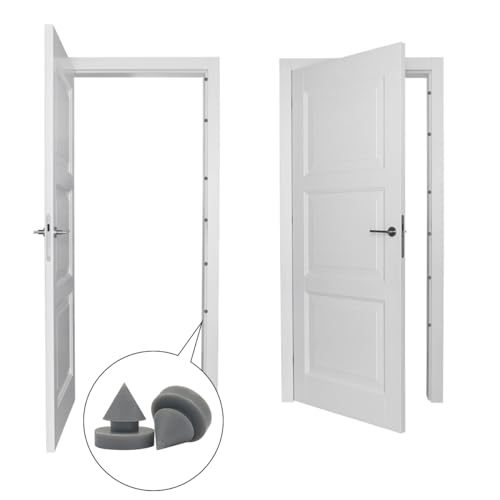 50 Pcs Rubber Door Silencer, Metal Door Silencer Hinge Outlet Door Silencer, Anti Collision Silencer, Heavy Duty Rubber 1/2 Inch Diameter, for Metal Door Metal Frame