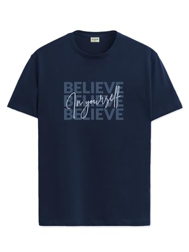 Image of ADRO Tshirt for Men | Printed T Shirt for Men | 100% Cotton Regular Fit T-Shirt |Printed T Shirt