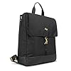 Solo New York Hybrid Tote Backpack for Women - Tote Bags for Work & Travel, Laptop Purse with Padded Compartment, Professional Handbag, Adjustable Shoulder Strap, Fits 13.3" Computer - Austin, Black