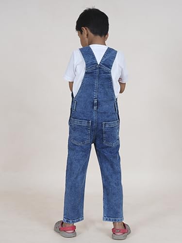 Image of KiddoPanti Boys Denim Dungaree Pant