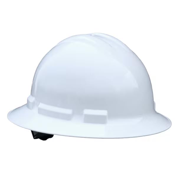 Hard Hat, HDPE, Type 1, Class E, White, Mfr: QHR6-WHITE-A