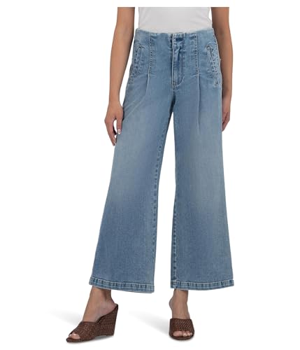KUT from the Kloth Women's Meg High Rise Wide Leg with Front Welt