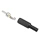 sourcing map 5Stk DC Stecker Power Cable Jack Adapter Black 2,5mm x 0,7mm für CCTV Kamera