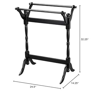 Fox valley traders quilt rack wood measures 24 12 wide x 14 14 deep x 32 14 high  urban country home decor