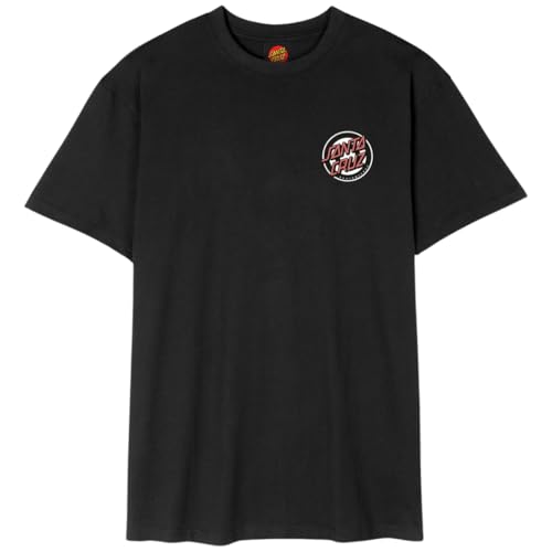 Camiseta Santa Cruz Roskopp Screaming Target de manga corta para hombre en color negro