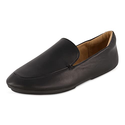CUSHIONAIRE Women's Margo Comfort Flat with +Memory Foam, Wide Widths Available