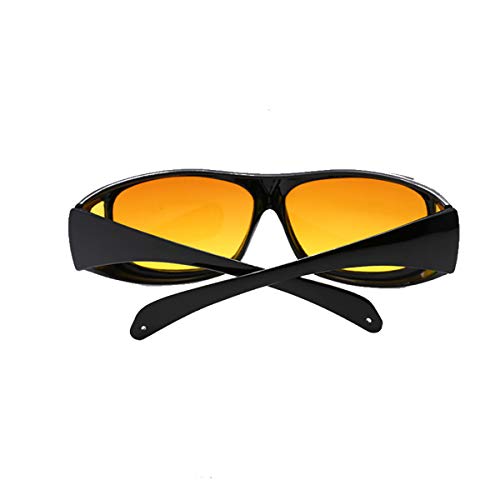 ELLITE HD Clear Vision UV Protection Wraparound Glasses Wear Over Day Sunglasses Eyewear - Brown3