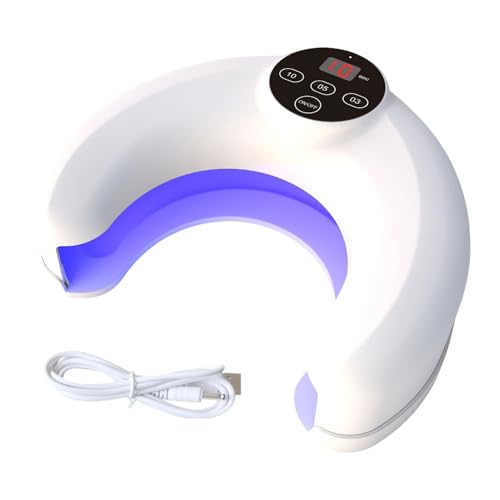 Lampe LED pour ongles rechargeable avec capteur intelligent pour manucure maison
