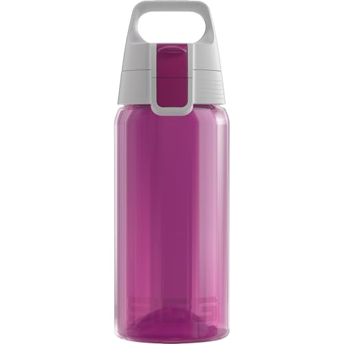 SIGG - Trinkflasche Kinder - Viva One Berry - Für Kohlensäurehaltige Getränke Geeignet - Auslaufsicher - Spülmaschinenfest - BPA-frei - Sport & Schule - Pink - 0,5L