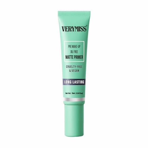 Image of Verymiss Pre-Makeup Oil Free Matte Primer | Enriched with Vitamin E | Smooth & Long-Lasting Base | Pores & Fine Lines Minimizer Primer | 10ml