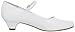 Nina Seeley Heel Buckle Mary Jane (Little Kid/Big Kid), White Smooth, 6 M US Big Kid