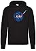 Urban Backwoods Leaf Hoodie Sudadera con Capucha Sweatshirt Negro Talla 2XL