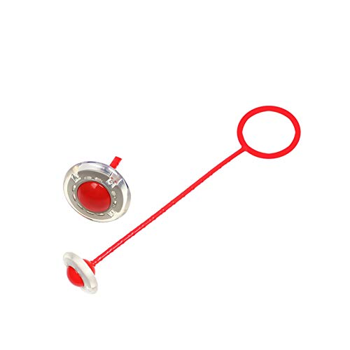 Overstep Children Adult Flash Jumping Ball Stretching Shuttlecock One-Legged Feet Rotating Jumping Rings